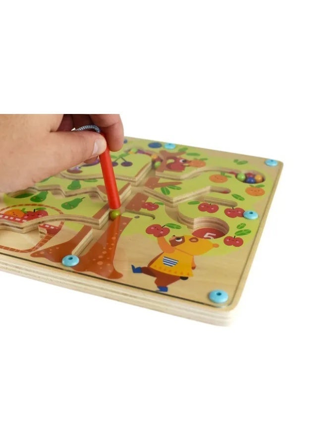 Tooky Toy Montessori Wooden Maze - Tree - Image 4